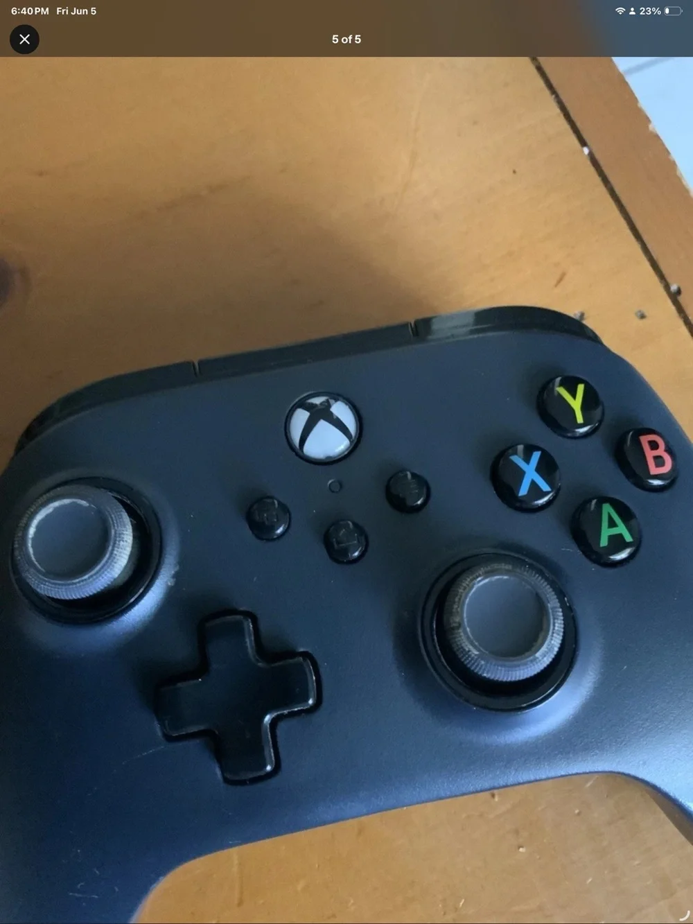 Xbox Wireless Controller in Black — Comfortable Ergonomic Design